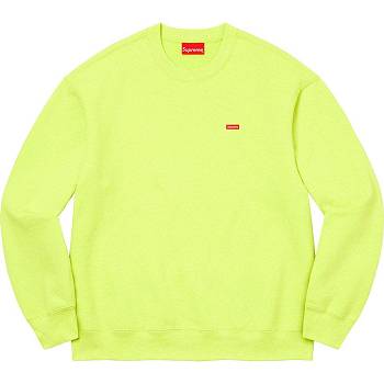 Green Supreme Small Box Crewneck Sweatshirts | Supreme 348BC